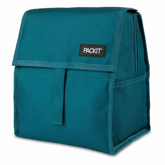 freezable-lunch-bag-v0 freezable-lunch-bag-deep-teal-left-angle.jpg